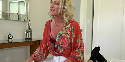 Playful Tease Turns into Step-Mom Wanting Sex