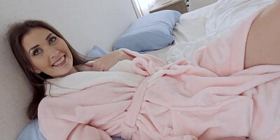 Naughty Hot Stepmom Shows Her Underwear to Her Stepson and Fucks His Big Cock