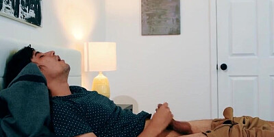 adult time: stepmom & stepsister catch him jerking off and intervene