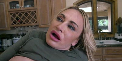 Nympho mommy wants to have naughty anal fun with her young stepson
