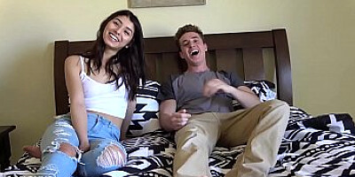 Thick Cock Frat Boy Gets His First Latina College Puss