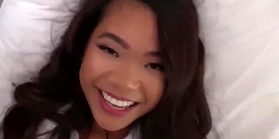 Hot Asian Daughter Eats Dad's Cum