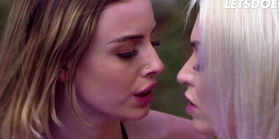 Sexy Lovely Babes Lena Love & Lya Missy Enjoy Steamy Fetish Lesbian Fuck - A GIRL KNOWS