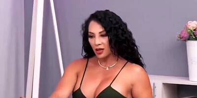 Two busty MILFs are sharing hard cock in this threesome