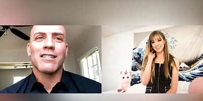 Lustful young babe is masturbating for her partner over the camera