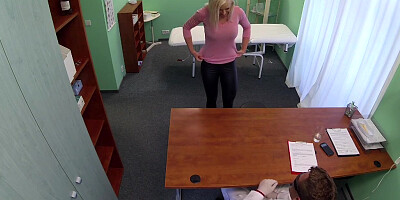 FakeHospital Blonde Seduces Doctor to get her own way