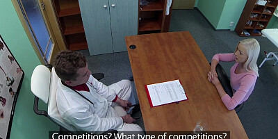 FakeHospital Blonde Seduces Doctor to get her own way