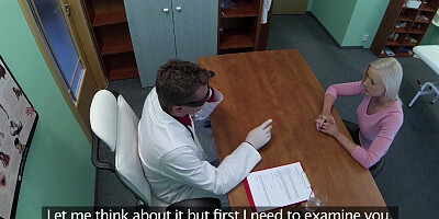 FakeHospital Blonde Seduces Doctor to get her own way