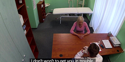 FakeHospital Blonde Seduces Doctor to get her own way