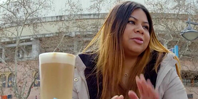 Amateur and fat Latina Yiyi Candy shows her body in public before a HARDCORE FUCK!
