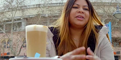 Amateur and fat Latina Yiyi Candy shows her body in public before a HARDCORE FUCK!