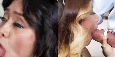 Clara Trinity and Jade Kimiko Lucky Swapping