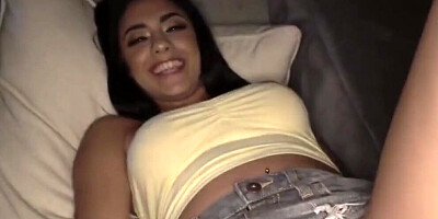 Slutty stepsister finds my porn and wants to give me some