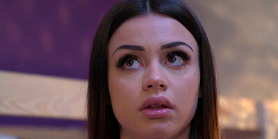 Two superb babes and one guy are fucking in the hostel room