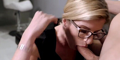 Cory Chase Ass Fucked By New Boss To Save Job While Her Husband Fucks His Stepmom