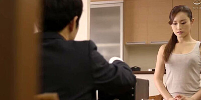 Adorable Asian girl is manhandled before sucking a hard cock