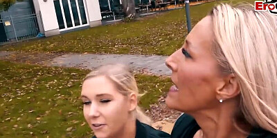 Splendid blondes are having some steamy lesbian sex on the camera