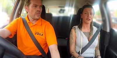 Chantelle Fox is being fucked by a perverted taxi driver Ryan Ryder