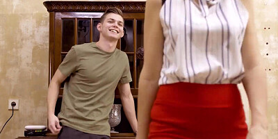 SHAME4K. Dude find the way how to fuck stepmoms mature friend for stealing