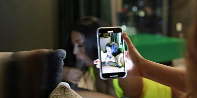 Skylar Vox & Sommer Isabella are sharing a hard cock in this 3some