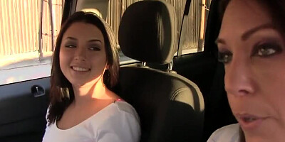 Big Tit Stepmom Brings Naive Stepdaughter To The Threesome Fuck Fest