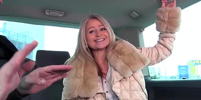 Stepmom get three young dicks in van ride