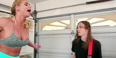 Bitchy stepmom punishes her tiny son