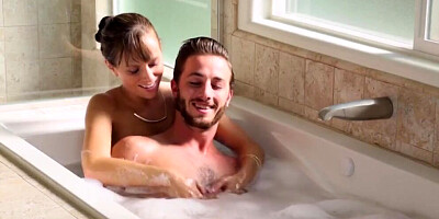 NuruMassage Stepmom Draws Bath for Son