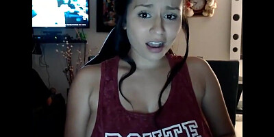 Flashing on Cam while Cousin in the Room 1