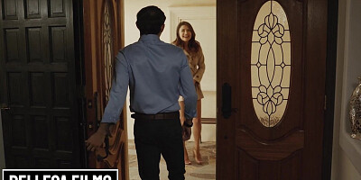 Naughty teen hussy gets her pussy drilled by a horny next-door neighbor