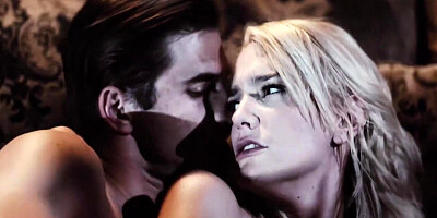 Smoking hot blonde chick is getting fucked in this raw scene