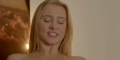 JOYMII - Perfect Blonde Ivi Rein Prefers A Cock And A Cumshot In Her Mouth To A Book