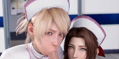 Steamy 3D cartoon babes sucking hard dicks and getting fucked