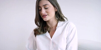 Dad Crush - Sexy Teen Slut Wraps Her Juicy Lips Around Her Step Father's Cock And Makes Him Cum