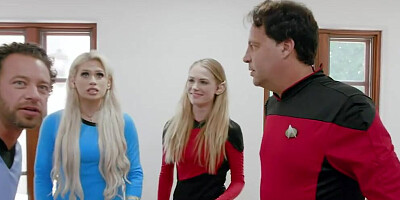 Captain stepdad orders all hands on dick during drill