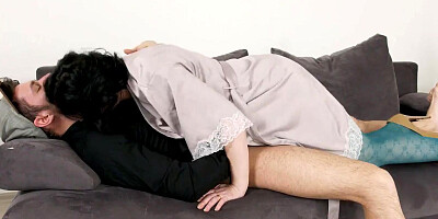 MATURE4K. Boy forgets about bad note by having taboo sex with hot mature