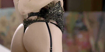 French whore Clea Gaultier puts a huge dick in her cunt after massage