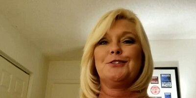 Slutty mature woman Ms Paris Rose is riding stepson's cock