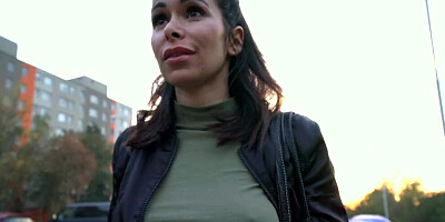 Brunette cougar Jessy Jey sucks a cock and gets fucked in POV video