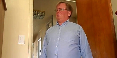 Chubby Daddy cum inside