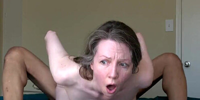 Horny mom moans as that stallion fucks her on live webcam