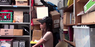 Asian shoplifter gets caught