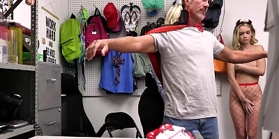 Klepto Stepdad And Step Daughter Go Trick-or-treating Together At The Mall’s Halloween Event