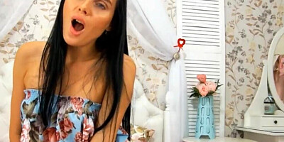 After getting totally nude, the lovely MILF will enjoy gentle masturbation with a dildo