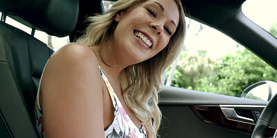 Nikki Brooks is fucking with her driving instructor Luke Longlyxxx