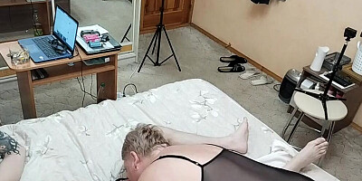 I came to suck a dick and got his hard cock in all holes