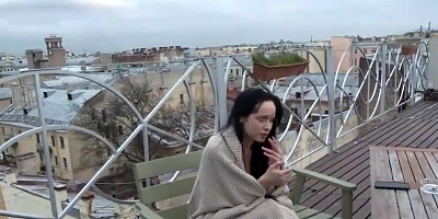 Remarkable Teen Enjoys Smoking and Banging with her Stepbro