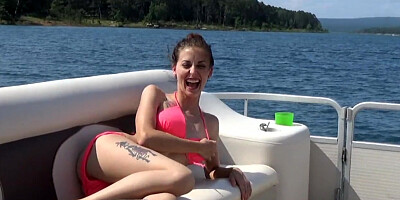MayvenDoll Has Public Sex Huge Facial On A Boat
