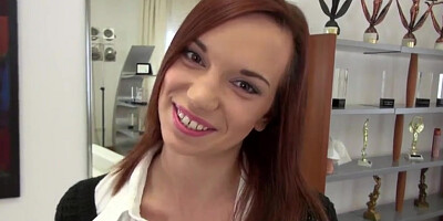Teen Shafry in her first hardcore anal sex scene with Rocco