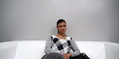 Stunning Big Tits Brunette PornJob Interview
